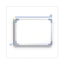 Dual-sided Desktop Dry Erase Board, 18 X 12, White Surface, Silver Aluminum Frame