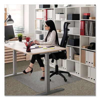 Cleartex Ultimat Polycarbonate Chair Mat For Low/medium Pile Carpet, 48 X 60, Clear