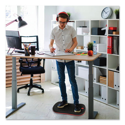 Afs-tex Active Balance Board, 14w X 20d X 2.5h, Black