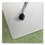 Ecotex Polypropylene Rectangular Foldable Chair Mat For Carpets, 46 X 57, Translucent