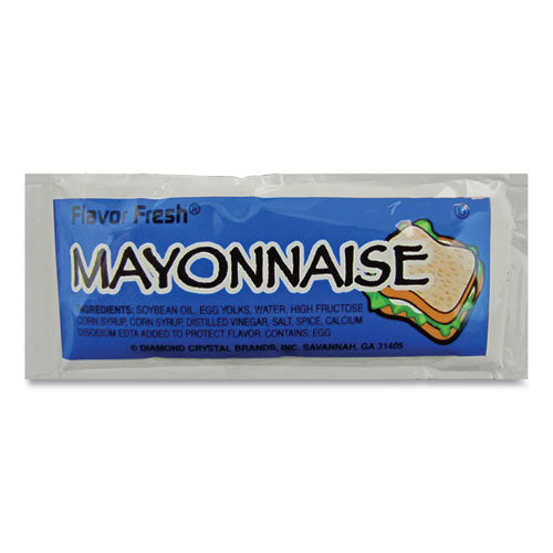 Condiment Packets, Mayonnaise, 0.32 Oz Packet, 200/carton