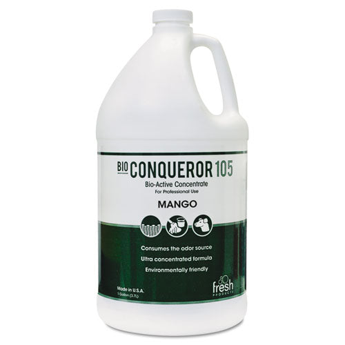 Conqueror 103 Odor Counteractant Concentrate, Lemon, 1 Gal Bottle, 4/carton