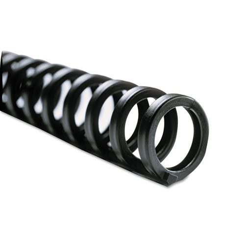 Proclick Easy Edit Spines, 5/8" Diameter, 110 Sheet Capacity, Black, 100/box