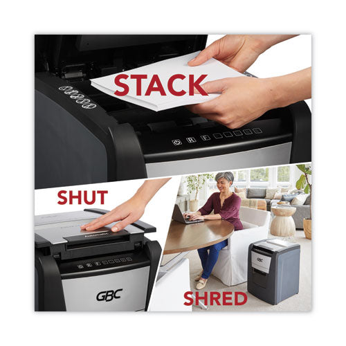 Autofeed+ 100x Super Cross-cut Home Office Shredder, 100 Auto/8 Manual Sheet Capacity