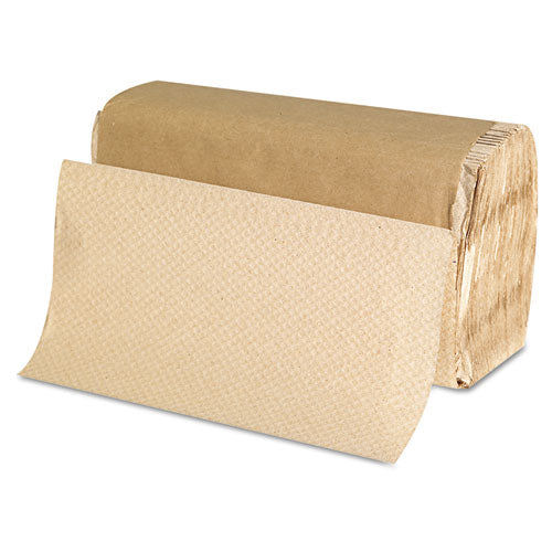 Folded Paper Towels, Multifold, 9 X 9.45, Natural, 250 Towels/pack, 16 Packs/carton