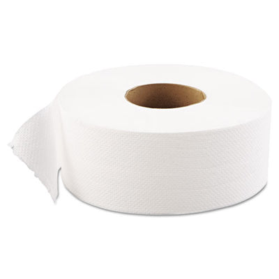 Jrt Jumbo Bath Tissue, Septic Safe, 1-ply, White, 3.5 X 1,200 Ft, 12 Rolls/carton