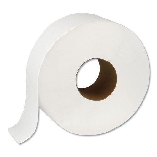 Jrt Jumbo Bath Tissue, Septic Safe, 1-ply, White, 3.5 X 1,200 Ft, 12 Rolls/carton
