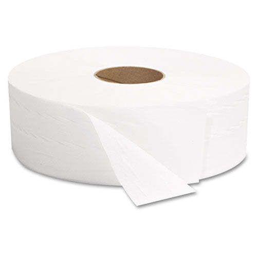 Jrt Jumbo Bath Tissue, Septic Safe, 2-ply, White, 3.5" X 1,375 Ft, 6 Rolls/carton