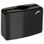 Countertop Folded Towel Dispenser, 10.63 X 7.28 X 4.53, Black