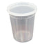Plastic Deli Containers, 32 Oz, Clear, Plastic, 240/carton