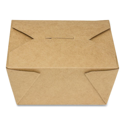Reclosable Kraft Take-out Box, 30 Oz, Paper, 450/carton