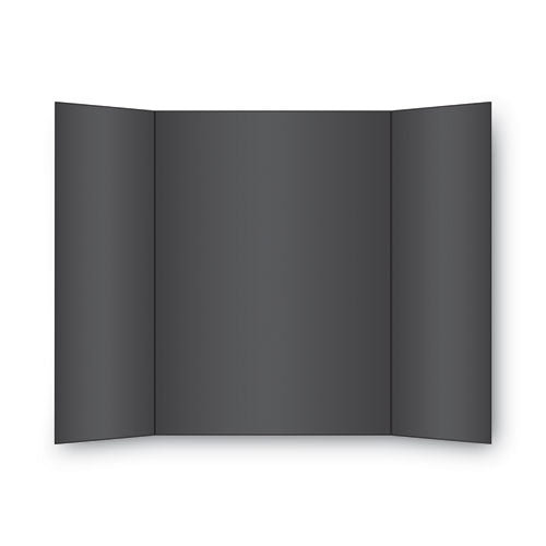 Two Cool Tri-fold Poster Board, 36 X 48, Black/white, 6/carton