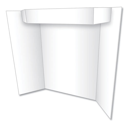 Two Cool Tri-fold Poster Board, 24 X 36, White/white