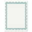 Award Certificates With Gold Seals, 8.5 X 11, Unique Blue With White Border, 25/pack
