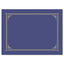 Certificate/document Cover, 12.5 X 9.75, Metallic Blue, 6/pack