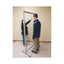 Acrylic Mobile Divider With Thermometer Access Cutout, 38.5" X 23.75" X 74.19", Clear