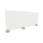 Desktop Free Standing Acrylic Protection Screen, 59 X 5 X 24, Frost