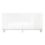 Clear Partition Extender With Attached Clamp, 48 X 3.88 X 18, Thermoplastic Sheeting