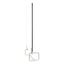 Clear Partition Extender With Attached Clamp, 29 X 3.88 X 24, Thermoplastic Sheeting