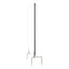 Clear Partition Extender With Attached Clamp, 42 X 3.88 X 24, Thermoplastic Sheeting