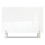 Clear Partition Extender With Attached Clamp, 29 X 3.88 X 30, Thermoplastic Sheeting