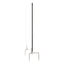 Clear Partition Extender With Attached Clamp, 42 X 3.88 X 30, Thermoplastic Sheeting