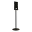 Hand Sanitizer Stand, 12" Dia X 48" H, Black