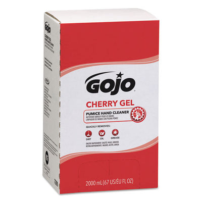 Cherry Gel Pumice Hand Cleaner, Cherry Scent, 1 Gal Bottle, 2/carton