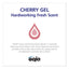 Cherry Gel Pumice Hand Cleaner, Cherry Scent, 1 Gal Bottle, 2/carton