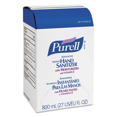 Advanced Gel Hand Sanitizer, Clean Scent, For Es1, 450 Ml Refill, Clean Scent, 6/carton