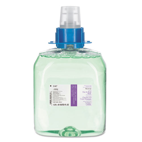 Foaming Hair And Body Wash With Moisturizers, Cucumber Melon, 1,250 Ml, 4/carton