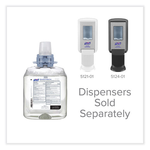 Advanced Hand Sanitizer Foam, For Fmx-12 Dispensers, 1,200 Ml, Unscented, 4/carton