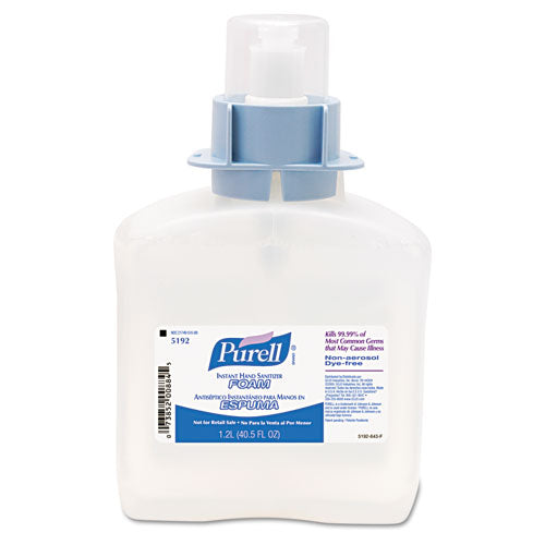Advanced Hand Sanitizer Foam, For Fmx-12 Dispensers, 1,200 Ml Refill, Unscented