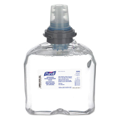 Advanced Tfx Refill Instant Foam Hand Sanitizer, 1,200 Ml, Unscented, 2/caton