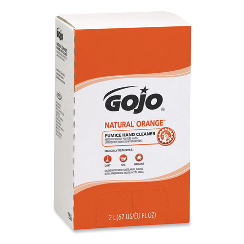 Natural Orange Pumice Hand Cleaner Refill, Citrus Scent, 5,000 Ml, 2/carton