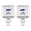 Advanced Hand Sanitizer Gentle And Free Foam, 1,200 Ml Refill, Fragrance-free, For Es8 Dispensers, 2/carton