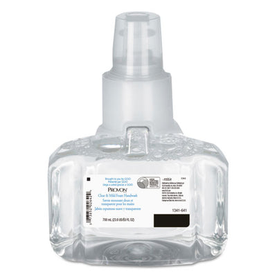 Clear And Mild Foam Hand Wash, Unscented, 700 Ml Refill, 4/carton