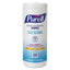Premoistened Hand Sanitizing Wipes, Cloth, 5.75 X 7, 100/canister