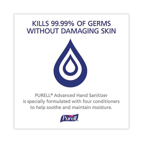 Single Use Advanced Gel Hand Sanitizer, 1.2 Ml, Packet, Fragrance-free, 125/box