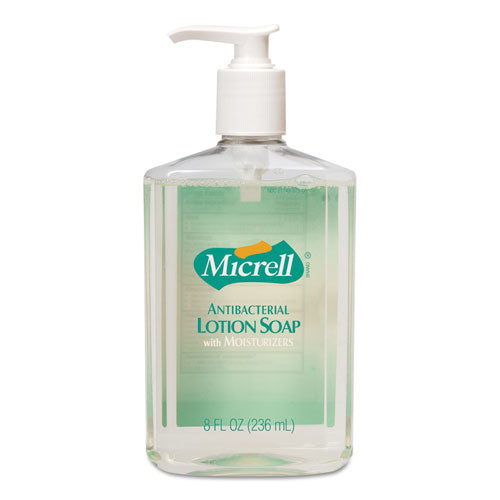 Antibacterial Lotion Soap, Light Scent, 12 Oz Pump Bottle