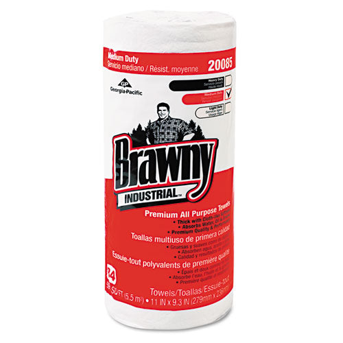 Premium Drc Perforated Roll Wipers, 11 X 9.38, White, 84/roll, 20 Rolls/carton