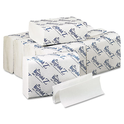 Pacific Blue Ultra Z-fold Folded Paper Towels, 8 X 11, White, 260/pack, 10 Packs/carton