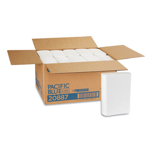 Pacific Blue Ultra Folded Paper Towels, 10.2 X 10.8, White, 220/pack, 10 Packs/carton