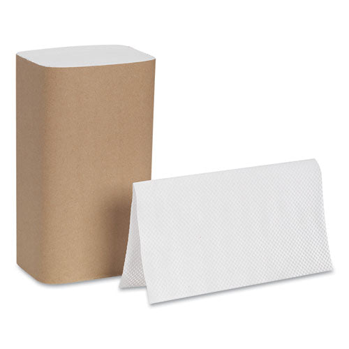 Pacific Blue Basic S-fold Paper Towels, 10.25 X 9.25, White, 250/pack, 16 Packs/carton