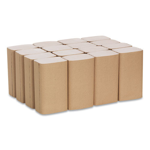 Pacific Blue Basic S-fold Paper Towels, 10.25 X 9.25, Brown, 250/pack, 16 Packs/carton