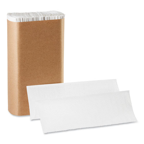 Pacific Blue Basic M-fold Paper Towels, 9.2 X 9.4, White, 250/pack, 16 Packs/carton