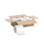 Hardwound Roll Paper Towel, Nonperforated, 7.87" X 1,000 Ft, White, 6 Rolls/carton
