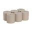 Hardwound Roll Paper Towel, Nonperforated, 7.87" X 1,000 Ft, Brown, 6 Rolls/carton