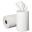 Pacific Blue Basic Nonperforated Paper Towels, 7.88" X 350 Ft, White, 12 Rolls/carton