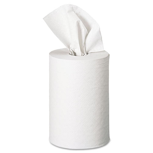 Pacific Blue Basic Nonperforated Paper Towels, 7.88" X 350 Ft, White, 12 Rolls/carton